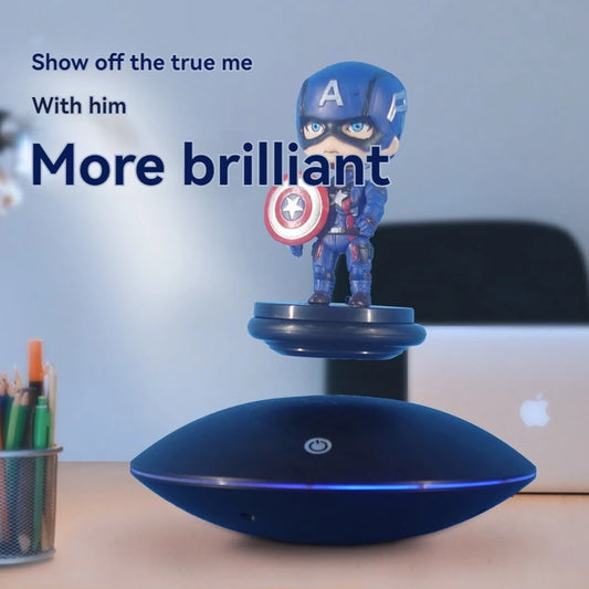 Magnetic Levitation Tray Ornaments Flying Saucer Shape Living Room Bedroom Office Ornaments Holiday Gifts